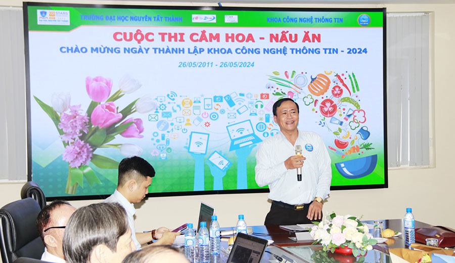 Cuộc thi "Cắm hoa- Nấu ăn" chào mừng Ngày thành lập Khoa CNTT - NTTU (5/2011- 5/2024)